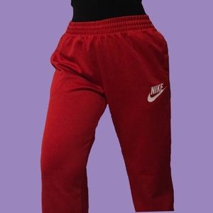 Red Nike Track Pants